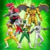 Maybang's Collectibles Super7 Mighty Morphin Power Rangers ULTIMATES! Wave 1 - Complete Set Of 5 Green Ranger, Yellow Ranger, Goldar, Putty Patroller & Tyrannosaurus Dinozord