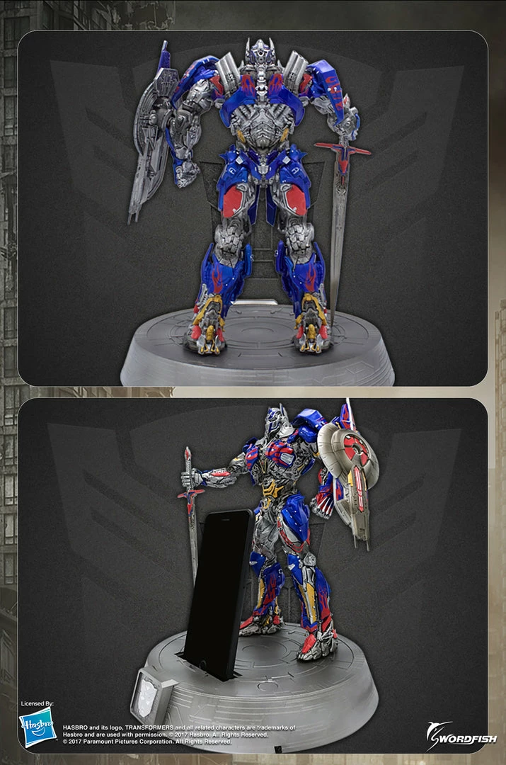 Maybang's Collectibles Hasbro Transformers The Last Knight Optimus Prime 12" Statue Smart Phone Dock (iPhone, Samsung, Android) 5 Maybang's Collectibles Hasbro Transformers The Last Knight Optimus Prime 12" Statue Smart Phone Dock (iPhone, Samsung, Android)