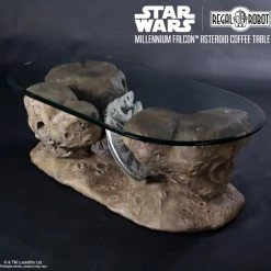 Vendor-unknown Regal Robot Official Licensed Star Wars Furniture Han Solo's Millennium Falcon Asteroid Coffee Table