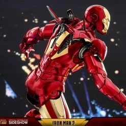 Vendor-unknown Hot Toys Marvel Iron Man 2 Iron Man Mark IV Diecast Figure With Suit-up Gantry 1/6 Scale Figure Set