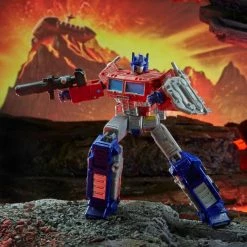 Maybang's Collectibles Hasbro Transformers War For Cybertron Kingdom Leader Optimus Prime Action Figure