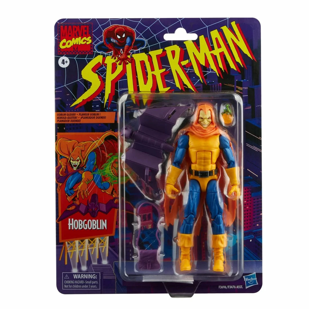 Maybang's Collectibles Hasbro Marvel Legends Spider-Man Retro Hobgoblin 6-Inch Action Figure 11 Maybang's Collectibles Hasbro Marvel Legends Spider-Man Retro Hobgoblin 6-Inch Action Figure