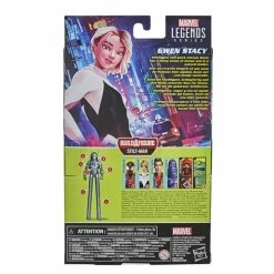 Maybang's Collectibles Hasbro Marvel Legends Spider-Man Into The Spider-Verse Gwen Stacy (Stilt-Man BAF) 6-Inch Action Figure