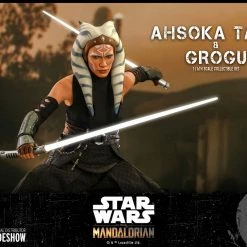 Maybang's Collectibles Hot Toys Star Wars The Mandalorian - Television Masterpiece Series DX21 Ahsoka Tano And Grogu 1/6 Scale Collectible Figure Set