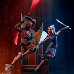 Maybang's Collectibles Sideshow Star Wars The Clone Wars Ahsoka Tano Vs Darth Maul Diorama Statue Sideshow Collectibles