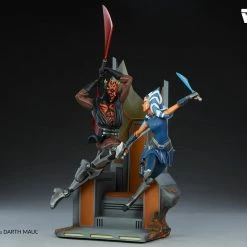 Maybang's Collectibles Sideshow Star Wars The Clone Wars Ahsoka Tano Vs Darth Maul Diorama Statue Sideshow Collectibles