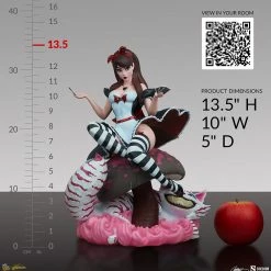 Maybang's Collectibles Sideshow Fairytale Fantasies Collection J Scott Campbell Collectibles Alice In Wonderland Game Of Hearts Edition Alice Statue