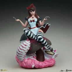 Maybang's Collectibles Sideshow Fairytale Fantasies Collection J Scott Campbell Collectibles Alice In Wonderland Game Of Hearts Edition Alice Statue