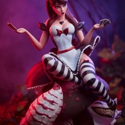 Maybang's Collectibles Sideshow Fairytale Fantasies Collection J Scott Campbell Collectibles Alice In Wonderland Game Of Hearts Edition Alice Statue