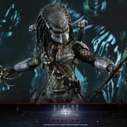Vendor-unknown Hot Toys Aliens VS Predator Requiem Wolf Predator (Heavy Weaponry) 1/6 Scale Figure
