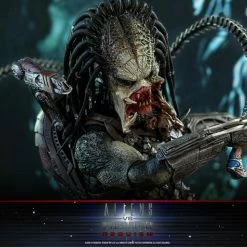 Vendor-unknown Hot Toys Aliens VS Predator Requiem Wolf Predator (Heavy Weaponry) 1/6 Scale Figure