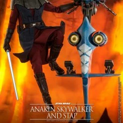 Maybang's Collectibles Hot Toys Star Wars The Clone Wars General Anakin Skywalker And STAP 1/6 Scale 12