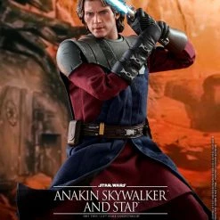 Maybang's Collectibles Hot Toys Star Wars The Clone Wars General Anakin Skywalker And STAP 1/6 Scale 12