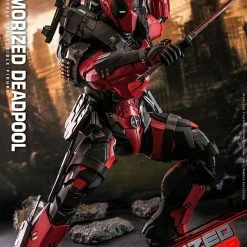 Maybang's Collectibles Hot Toys Marvel Comics Masterpiece Series Armorized Deadpool Diecast 1/6 Scale 12" Collectible Figure 20 Maybang's Collectibles Hot Toys Marvel Comics Masterpiece Series Armorized Deadpool Diecast 1/6 Scale 12