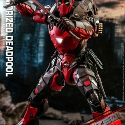 Maybang's Collectibles Hot Toys Marvel Comics Masterpiece Series Armorized Deadpool Diecast 1/6 Scale 12" Collectible Figure 21 Maybang's Collectibles Hot Toys Marvel Comics Masterpiece Series Armorized Deadpool Diecast 1/6 Scale 12