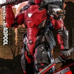 Maybang's Collectibles Hot Toys Marvel Comics Masterpiece Series Armorized Deadpool Diecast 1/6 Scale 12" Collectible Figure 24 Maybang's Collectibles Hot Toys Marvel Comics Masterpiece Series Armorized Deadpool Diecast 1/6 Scale 12