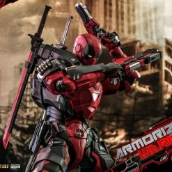 Maybang's Collectibles Hot Toys Marvel Comics Masterpiece Series Armorized Deadpool Diecast 1/6 Scale 12" Collectible Figure 27 Maybang's Collectibles Hot Toys Marvel Comics Masterpiece Series Armorized Deadpool Diecast 1/6 Scale 12
