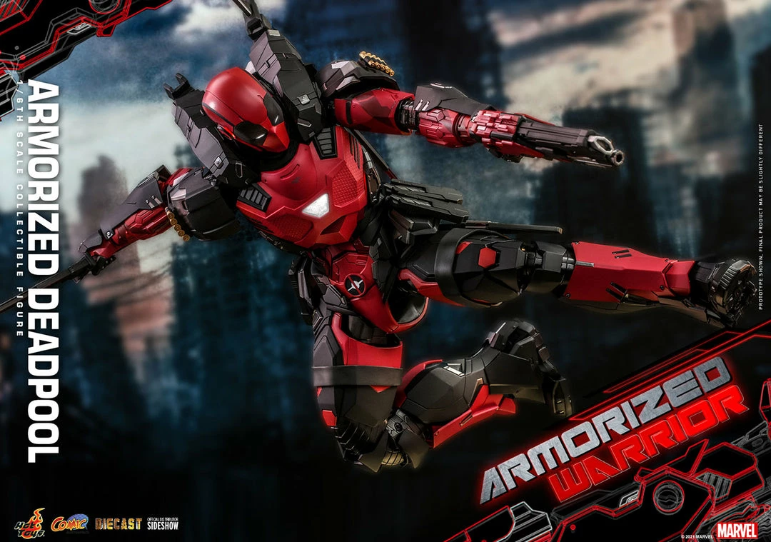 Maybang's Collectibles Hot Toys Marvel Comics Masterpiece Series Armorized Deadpool Diecast 1/6 Scale 12" Collectible Figure 12 Maybang's Collectibles Hot Toys Marvel Comics Masterpiece Series Armorized Deadpool Diecast 1/6 Scale 12" Collectible Figure