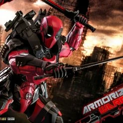 Maybang's Collectibles Hot Toys Marvel Comics Masterpiece Series Armorized Deadpool Diecast 1/6 Scale 12" Collectible Figure 30 Maybang's Collectibles Hot Toys Marvel Comics Masterpiece Series Armorized Deadpool Diecast 1/6 Scale 12