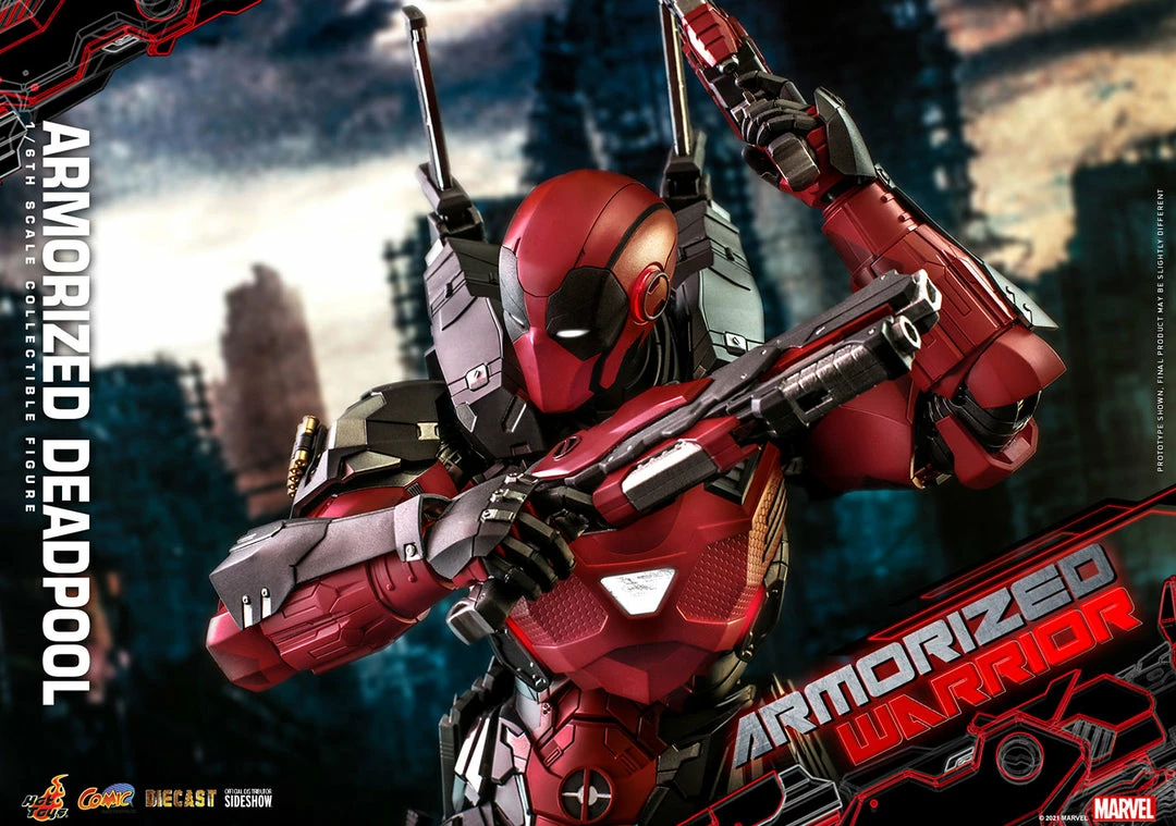Maybang's Collectibles Hot Toys Marvel Comics Masterpiece Series Armorized Deadpool Diecast 1/6 Scale 12" Collectible Figure 16 Maybang's Collectibles Hot Toys Marvel Comics Masterpiece Series Armorized Deadpool Diecast 1/6 Scale 12" Collectible Figure