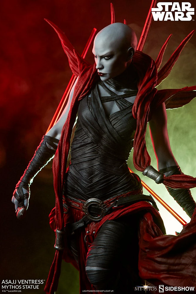 Maybang's Collectibles Sideshow Star Wars Asajj Ventress Mythos Statue Sideshow Collectibles 3 Maybang's Collectibles Sideshow Star Wars Asajj Ventress Mythos Statue Sideshow Collectibles