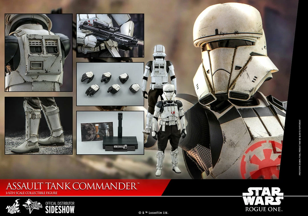 Maybang's Collectibles Hot Toys Star Wars Rogue One: A Star Wars Story Assault Tank Commander 1/6 Scale 12" Collectible Figure 12 Maybang's Collectibles Hot Toys Star Wars Rogue One: A Star Wars Story Assault Tank Commander 1/6 Scale 12" Collectible Figure