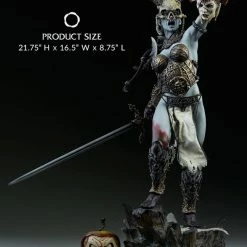 Vendor-unknown Sideshow Court Of The Dead Kier Deaths Warbringer Premium Format Figure Statue Sideshow Collectibles