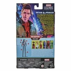 Maybang's Collectibles Hasbro Marvel Legends Spider-Man Into The Spider-Verse Peter B. Parker (Stilt-Man BAF) 6-Inch Action Figure