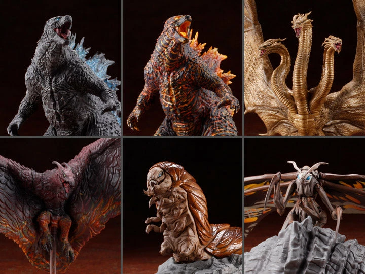 Maybang's Collectibles Kotobukiya Godzilla King Of The Monsters Hyper Modeling Series Box Of 6 Figures 1 Maybang's Collectibles Kotobukiya Godzilla King Of The Monsters Hyper Modeling Series Box Of 6 Figures