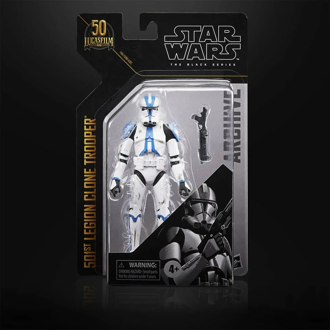 Maybang's Collectibles Hasbro Star Wars The Black Series Archive 501st Legion Clone Trooper 6-Inch Action Figure 4 Maybang's Collectibles Hasbro Star Wars The Black Series Archive 501st Legion Clone Trooper 6-Inch Action Figure