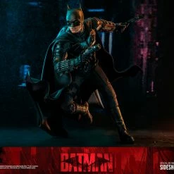 Maybang's Collectibles Hot Toys DC Comics The Batman: Batman And Bat-Signal 1/6 Scale 12