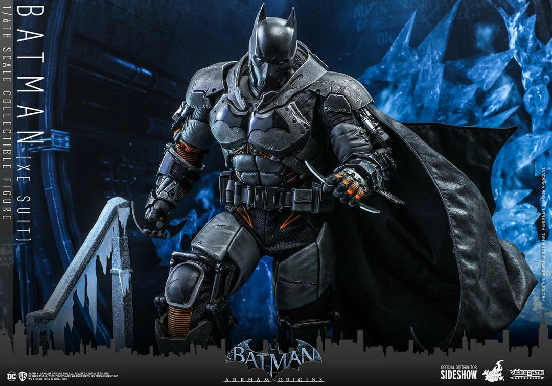 Maybang's Collectibles Hot Toys DC Comics Batman Arkham Origins Batman (XE Suit) 1/6 Scale 12" Collectible Figure 10 Maybang's Collectibles Hot Toys DC Comics Batman Arkham Origins Batman (XE Suit) 1/6 Scale 12" Collectible Figure