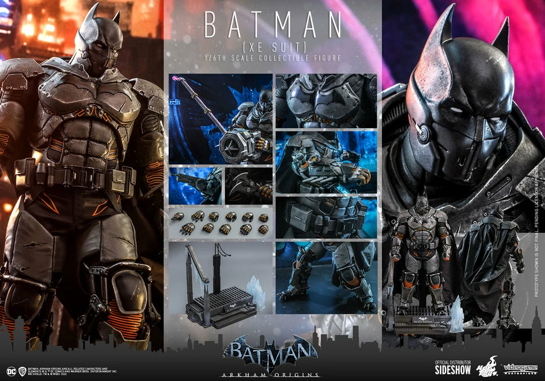 Maybang's Collectibles Hot Toys DC Comics Batman Arkham Origins Batman (XE Suit) 1/6 Scale 12" Collectible Figure 19 Maybang's Collectibles Hot Toys DC Comics Batman Arkham Origins Batman (XE Suit) 1/6 Scale 12" Collectible Figure