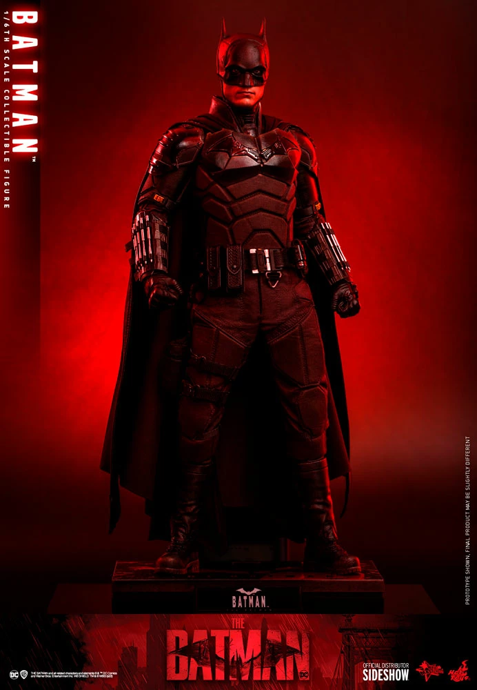 Maybang's Collectibles Hot Toys DC Comics The Batman: Batman 1/6 Scale 12" Collectible Figure 4 Maybang's Collectibles Hot Toys DC Comics The Batman: Batman 1/6 Scale 12" Collectible Figure
