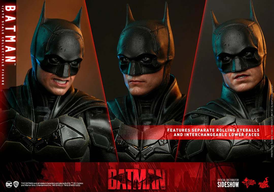 Maybang's Collectibles Hot Toys DC Comics The Batman: Batman 1/6 Scale 12" Collectible Figure 9 Maybang's Collectibles Hot Toys DC Comics The Batman: Batman 1/6 Scale 12" Collectible Figure