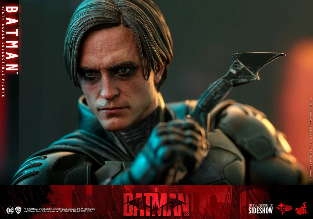 Maybang's Collectibles Hot Toys DC Comics The Batman: Batman 1/6 Scale 12" Collectible Figure 10 Maybang's Collectibles Hot Toys DC Comics The Batman: Batman 1/6 Scale 12" Collectible Figure