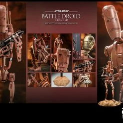 Maybang's Collectibles Hot Toys Star Wars Episode II Attack Of The Clones Battle Droid (Geonosis) 1/6 Scale 12