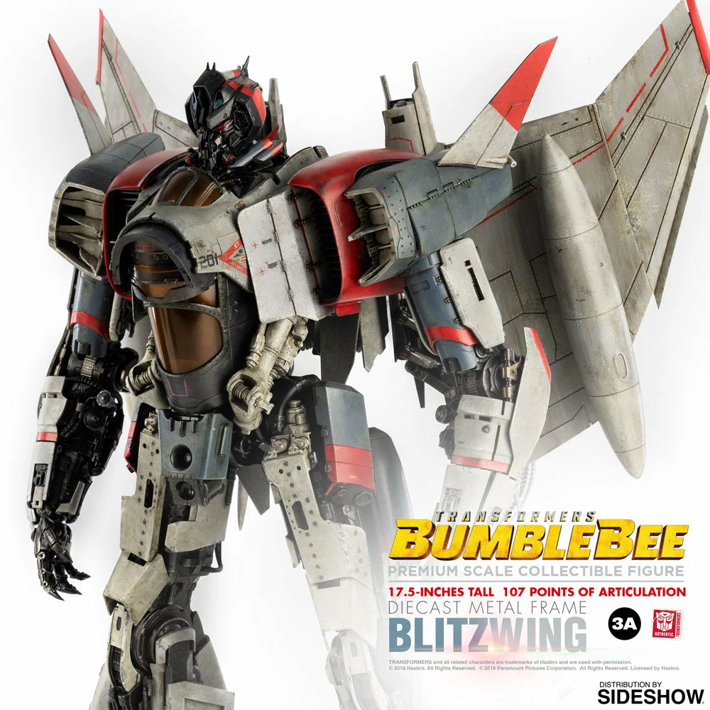 Vendor-unknown ThreeA Transformers Bumblebee (2018) Blitzwing Premium Scale Die-Cast Metal Collectible Figure 2 Vendor-unknown ThreeA Transformers Bumblebee (2018) Blitzwing Premium Scale Die-Cast Metal Collectible Figure