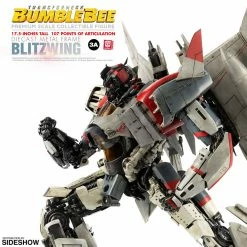 Vendor-unknown ThreeA Transformers Bumblebee (2018) Blitzwing Premium Scale Die-Cast Metal Collectible Figure 28 Vendor-unknown ThreeA Transformers Bumblebee (2018) Blitzwing Premium Scale Die-Cast Metal Collectible Figure
