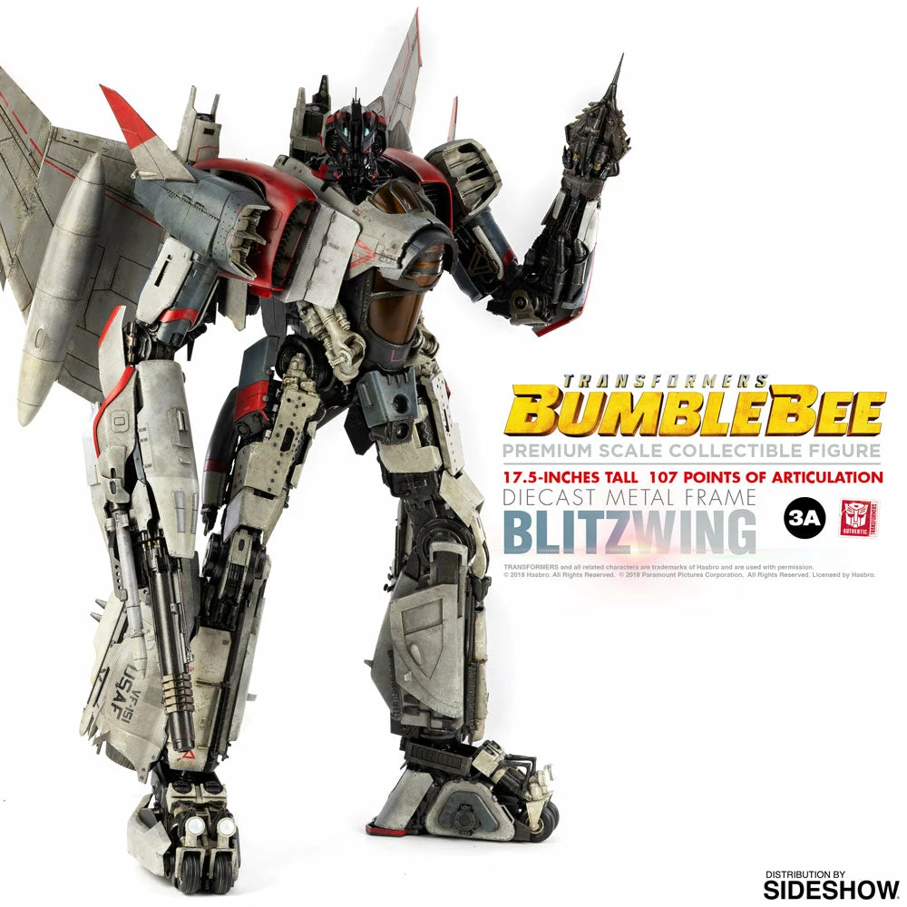 Vendor-unknown ThreeA Transformers Bumblebee (2018) Blitzwing Premium Scale Die-Cast Metal Collectible Figure 8 Vendor-unknown ThreeA Transformers Bumblebee (2018) Blitzwing Premium Scale Die-Cast Metal Collectible Figure