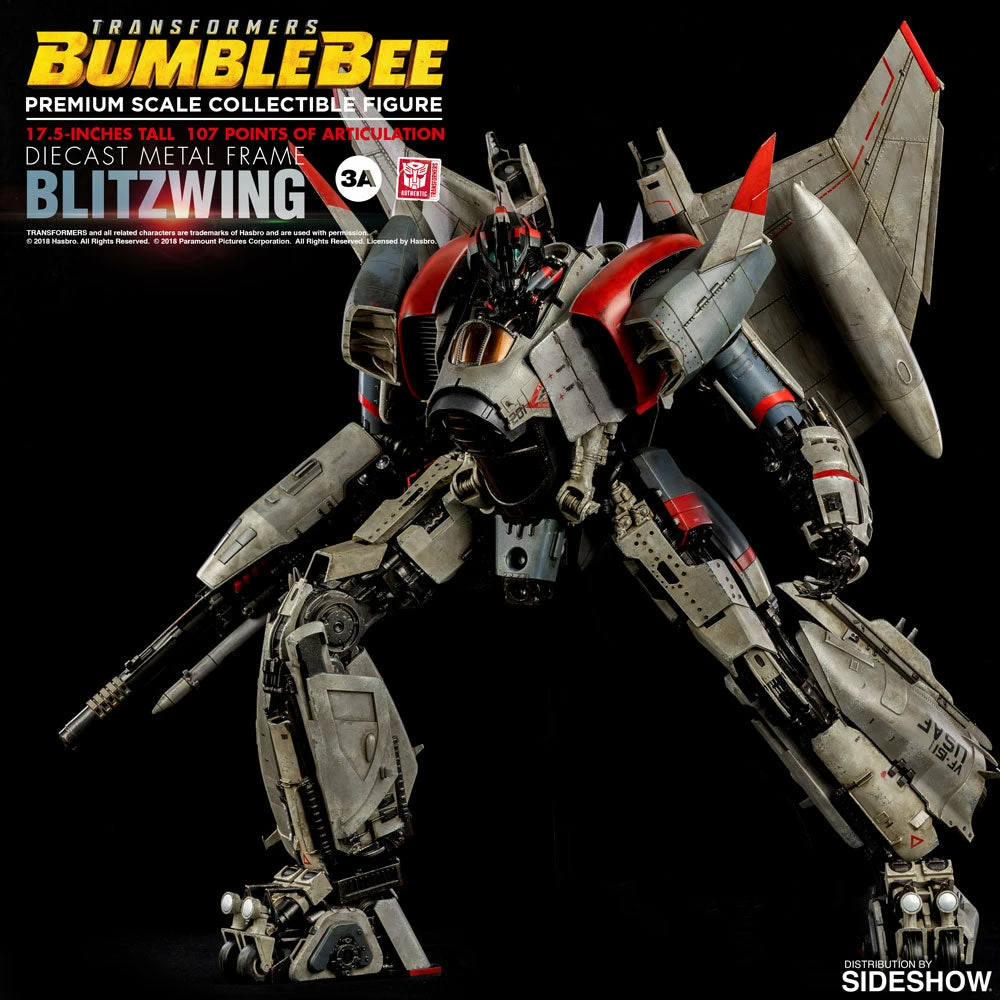 Vendor-unknown ThreeA Transformers Bumblebee (2018) Blitzwing Premium Scale Die-Cast Metal Collectible Figure 13 Vendor-unknown ThreeA Transformers Bumblebee (2018) Blitzwing Premium Scale Die-Cast Metal Collectible Figure