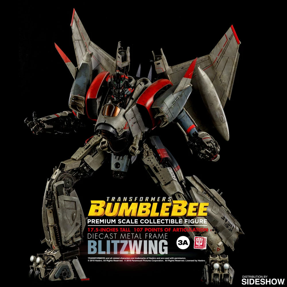 Vendor-unknown ThreeA Transformers Bumblebee (2018) Blitzwing Premium Scale Die-Cast Metal Collectible Figure 17 Vendor-unknown ThreeA Transformers Bumblebee (2018) Blitzwing Premium Scale Die-Cast Metal Collectible Figure