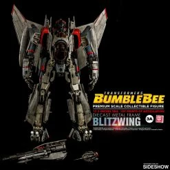 Vendor-unknown ThreeA Transformers Bumblebee (2018) Blitzwing Premium Scale Die-Cast Metal Collectible Figure 44 Vendor-unknown ThreeA Transformers Bumblebee (2018) Blitzwing Premium Scale Die-Cast Metal Collectible Figure