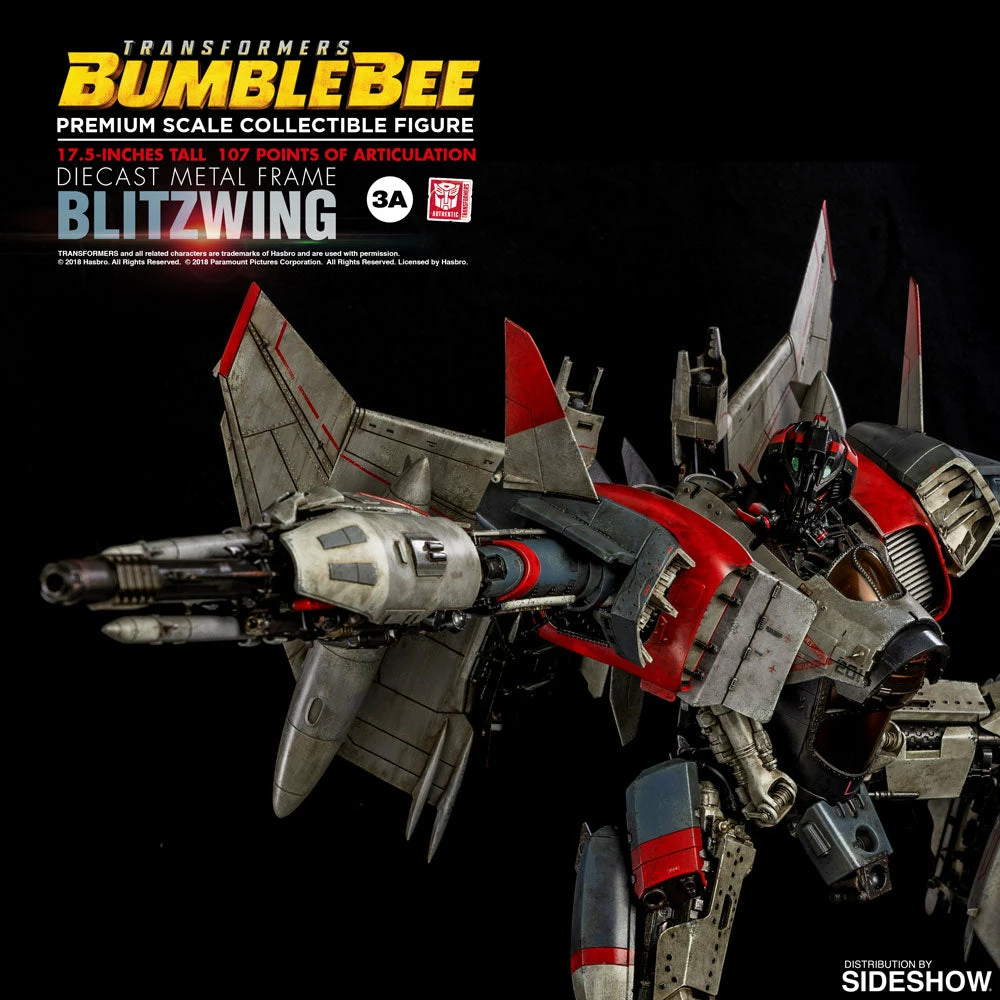 Vendor-unknown ThreeA Transformers Bumblebee (2018) Blitzwing Premium Scale Die-Cast Metal Collectible Figure 23 Vendor-unknown ThreeA Transformers Bumblebee (2018) Blitzwing Premium Scale Die-Cast Metal Collectible Figure