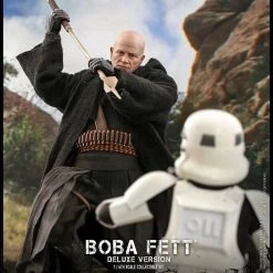 Maybang's Collectibles Hot Toys Star Wars The Mandalorian - Television Masterpiece Series Boba Fett (Deluxe Version) 2 Pack 1/6 Scale 12