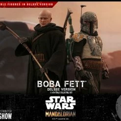 Maybang's Collectibles Hot Toys Star Wars The Mandalorian - Television Masterpiece Series Boba Fett (Deluxe Version) 2 Pack 1/6 Scale 12