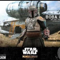 Maybang's Collectibles Hot Toys Star Wars The Mandalorian - Television Masterpiece Series Boba Fett (Deluxe Version) 2 Pack 1/6 Scale 12