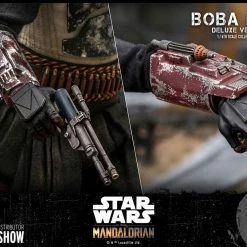 Maybang's Collectibles Hot Toys Star Wars The Mandalorian - Television Masterpiece Series Boba Fett (Deluxe Version) 2 Pack 1/6 Scale 12