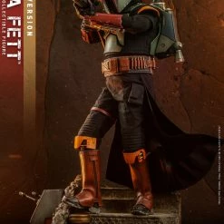 Maybang's Collectibles Hot Toys Star Wars The Mandalorian Quarter Scale Series - The Book Of Boba Fett Boba Fett (Deluxe Version) 1/4 Quarter Scale Collectible Figure
