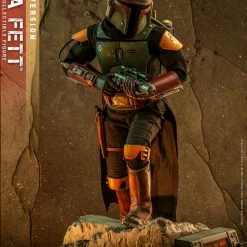 Maybang's Collectibles Hot Toys Star Wars The Mandalorian Quarter Scale Series - The Book Of Boba Fett Boba Fett (Deluxe Version) 1/4 Quarter Scale Collectible Figure